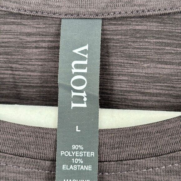 Vuori Long Sleeve Performance Top Heather Plum Purple Women’s Size Large - Picture 2 of 8